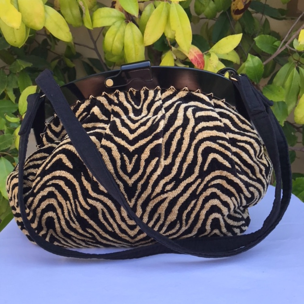 Purse’Nable Zebra Print Handbag